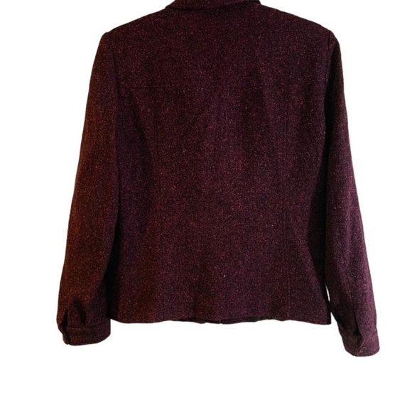 🍇Kit of 2: Medium Purple Wool Polyester Skirt+Jacket Caroll Like Brand New🍇 - Picture 7 of 12